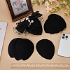 10Pcs EVA Cloth Teardrop Fascinator Hat Base for Millinery AJEW-FG0004-53A-5