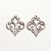Tarnish Resistant 316 Surgical Stainless Steel Filigree Pendants STAS-K096-36P-2