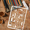 Plastic Drawing Painting Stencils Templates DIY-WH0396-0023-3