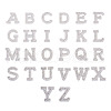Alphabet Resin Rhinestone Patches DIY-TAC0005-45A-1