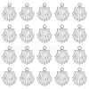 SUNNYCLUE 100Pcs 316 Surgical Stainless Steel Charms STAS-SC0004-46-1