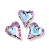 Electroplated Glass Pendants EGLA-M029-05-06-1