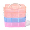 Rectangle Portable PP Plastic Detachable Storage Box CON-D007-02C-1