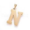 304 Stainless Steel Pendants and Stud Earrings Jewelry Sets SJEW-P099-14G-2