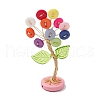 Resin Button Tree of Life Decorations PALLOY-JF03414-03-2