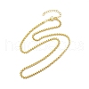 Brass Link Chain Necklaces for Women NJEW-K282-06G-4