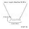 Mother's Day 304 Stainless Steel Word Mama Pendant Necklaces for Women FS-WG8A099-08-1