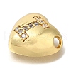 Rack Plating Brass Micro Pave Cubic Zirconia Pendants KK-I722-04G-I-2