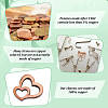 Olycraft 2Pcs Copper Linking Rings KK-OC0001-54-4