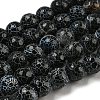 Crackle Agate Beads Strands G-A003-1-2