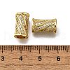 Brass Micro Pave Clear Cubic Zirconia European Beads ZIRC-I070-117G-3