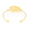 Natural Lemon Quartz Horse Eye Wrapped Cuff Bangle G-D458-02G-02-RS-3