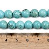 Natural Magnesite Beads Strands G-K244-02-8mm-01-3