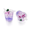 Transparent Resin Big Pendants RESI-TAC0019-04D-10