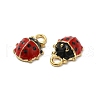 Alloy Enamel Charms X-ENAM-J650-04G-4