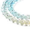 Transparent Glass Beads Strands X-GLAA-E036-07A-5