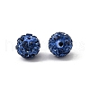 Polymer Clay Rhinestone Beads RB-H284-6MM-2-2