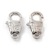 Brass Lobster Claw Clasps KK-R216-18C-P-1