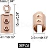 Unicraftale 304 Stainless Steel Cord End STAS-UN0007-88RG-3