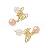 Mother's Day Jewellery Natural Pearl Ear Studs EJEW-P286-49G-2