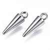 Non-Tarnish 201 Stainless Steel Pendants X-STAS-S117-002A-01-2