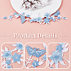 Gorgecraft 4Pcs Polyester Embroidered Sew on/Iron on Collar Decoration DIY-GF0006-08A-6