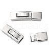 Tarnish Resistant 304 Stainless Steel Bayonet Clasps STAS-F122-34P-1