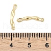 Brass Textured Stick Connector Charms KK-Q028-21G-3