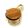 Brass Micro Pave Cubic Zirconia Pendants KK-S523-16G-A-2