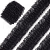 5 Yards 3-Layer Pleated Polyester Chiffon Lace Trim OCOR-WH0082-01B-1