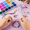  640Pcs 24 Styles Transparent Acrylic Beads TACR-TA0001-24-18