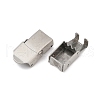 304 Stainless Steel Watch Band Clasps STAS-U055-01B-P-2