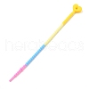 Heart Silicone Cable Ties SIL-T057-01M-1