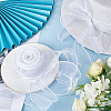 CRASPIRE 2 Rolls Polyester Chiffon Ribbon DIY-CP0010-71-4