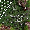 Unicraftale 10Pcs 304 Stainless Steel Enamel European Beads STAS-UN0040-13-5