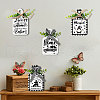 Wooden Pendant Decoration HJEW-WH0074-024-5