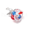 Glass Pearl Beads Pendants PALLOY-MZ00619-03-3