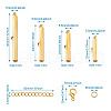  Jewelry Iron Slide On End Clasp Tubes FIND-PJ0001-01-9