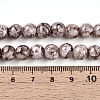 Baking Painted Glass Beads Strands DGLA-N003-8mm-A05-4