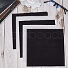 Gorgecraft 8 Sheets 2 Colors Square Velvet Glasses Cleaning Cloth AJEW-GF0007-14-3