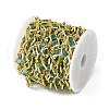 Brass Glass Rhombus Link Chains CHC-R001-05G-05-2