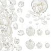   150Pcs 3 Style Pearlized Acrylic Imitation Pearl Pendants SACR-PH0001-50-1