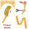 Snowflake Polyester Ribbon Trim DIY-WH0568-45A-4