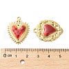 304 Stainless Steel Enamel Pendants STAS-K303-04G-3