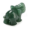 Natural Green Aventurine Elephant Decorations G-PW0007-020E-2