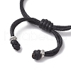 Heart Alloy Charm Bracelets BJEW-JB11503-02-4