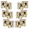 Rectangle Paper Gift Storage Bags with Handle CARB-WH0017-13B-1