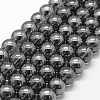 Electroplated Natural Quartz Crystal Beads Strands G-K285-07-8mm-01-1