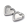 304 Stainless Steel Locket Pendants STAS-S171-13P-02-2