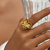 Brass Adjustable Finger Rings for Women ZV7017-2-4